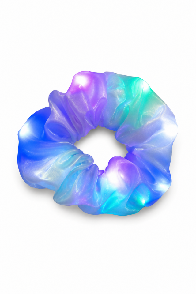 Parti Malzemeleri 3 Mod Işıklı LED Saç Tokası Renkli Parlayan Scrunchie Parti Festival Saç Aksesuarı