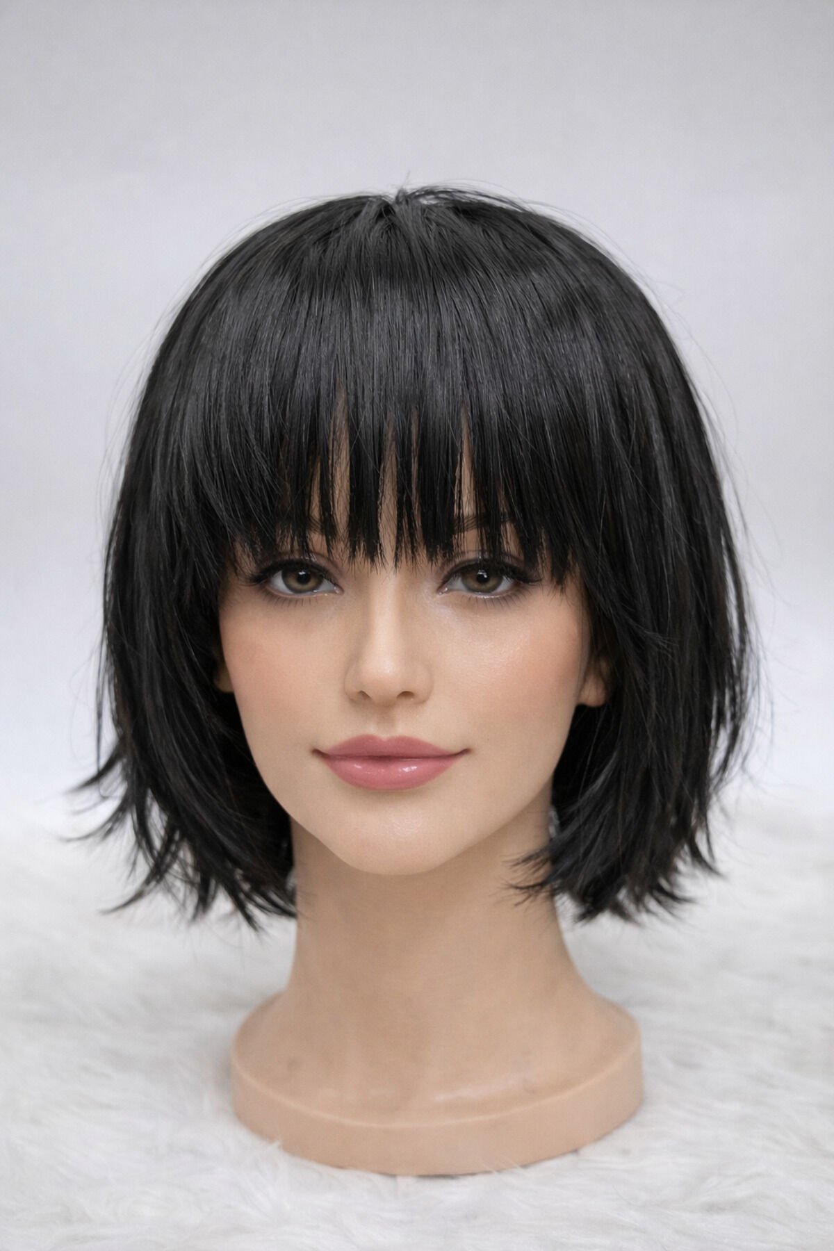 Pembe Kısa Peuk Siyah