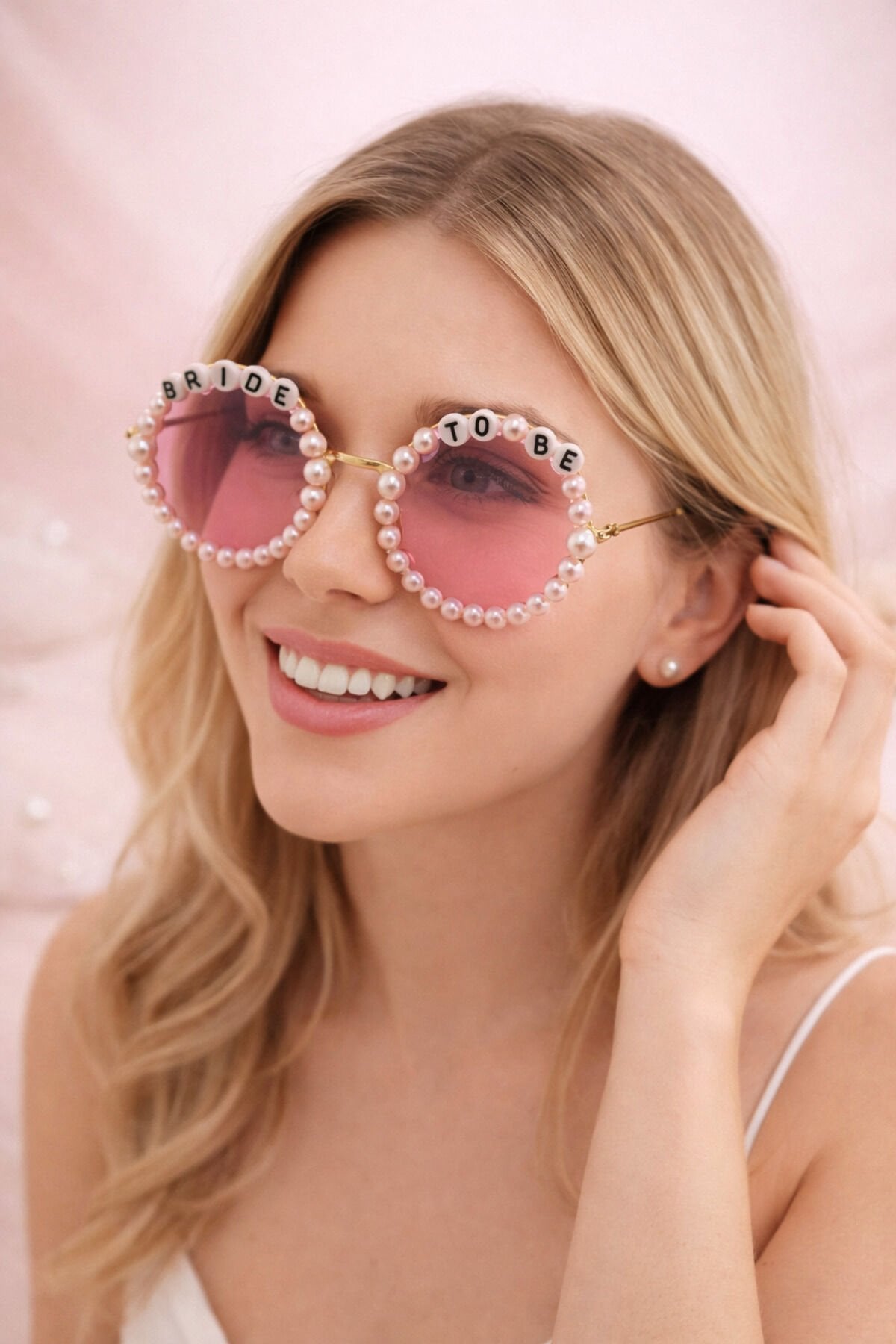 LÜX BRİDE YUVARLAK GÖZLÜK Pembe