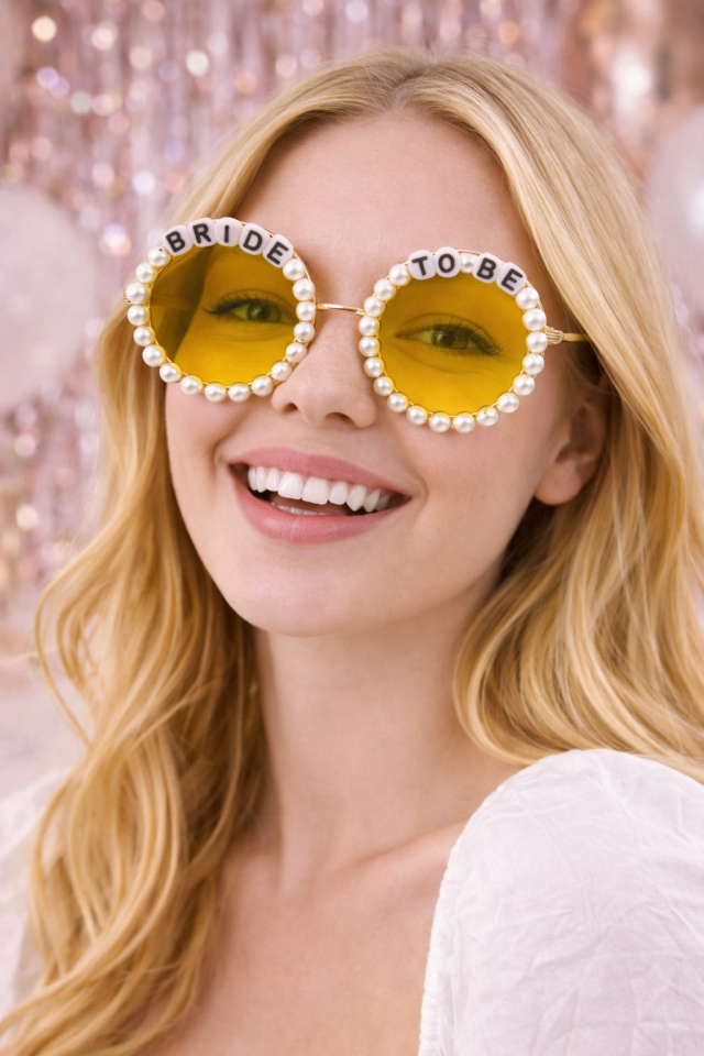 LÜX BRİDE YUVARLAK GÖZLÜK Sarı