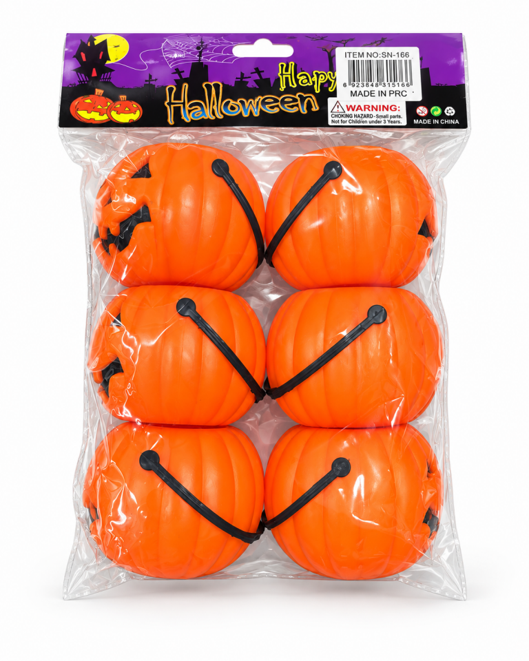 Parti Malzemesi Halloween Balkabağı Dekor 6’lı Set Asılabilir Parti Süsü