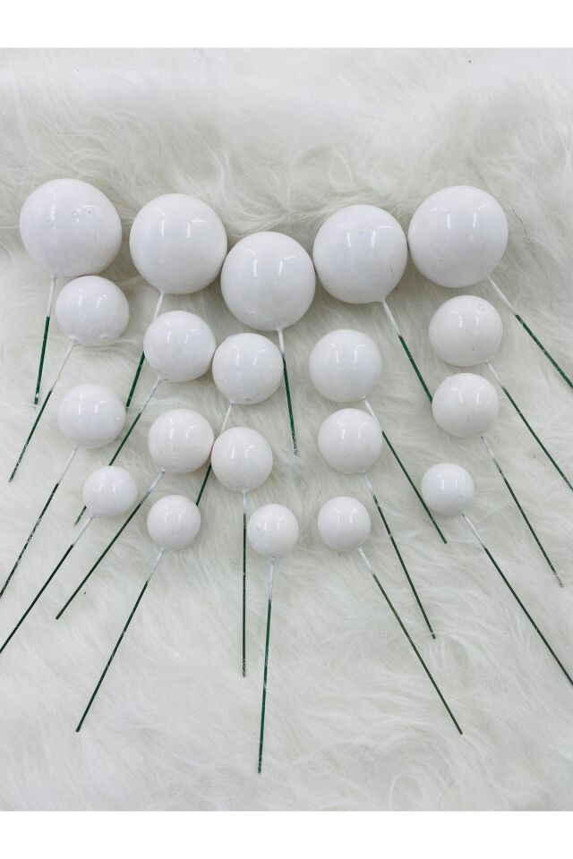 Pasta süsleme topu Beyaz