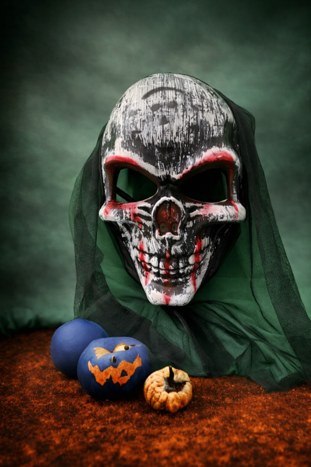 Halloween Kuru Kafa Maske Korku Temalı Yetişkin Parti Maskesi Cadılar Bayramı Kostüm Aksesuarı