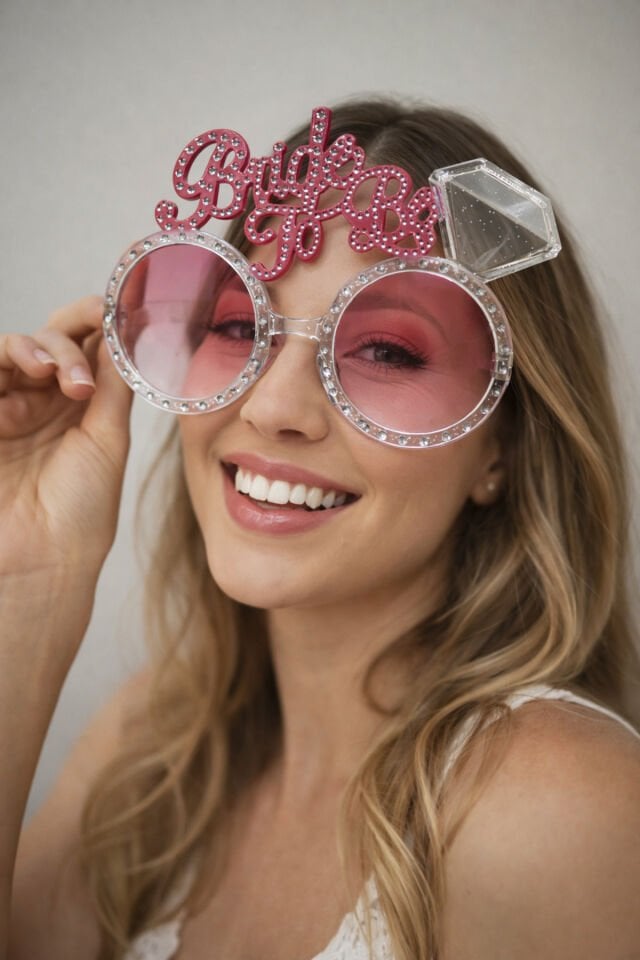 Parti Malzemesi  BRİDE GÖZLÜK PEMBE