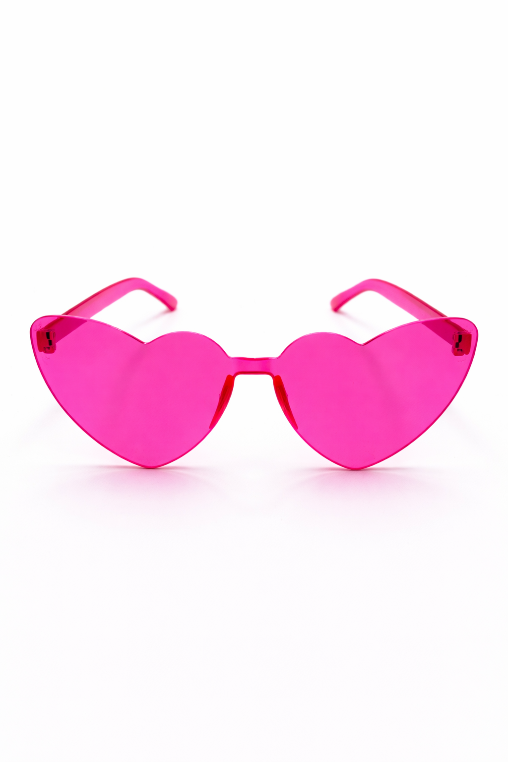Kalp Şekilli Mor Renk Parti Gözlüğü – Camsız Eğlence Gözlüğü Doğum Günü & Organizasyon Aksesuarı Fuşya