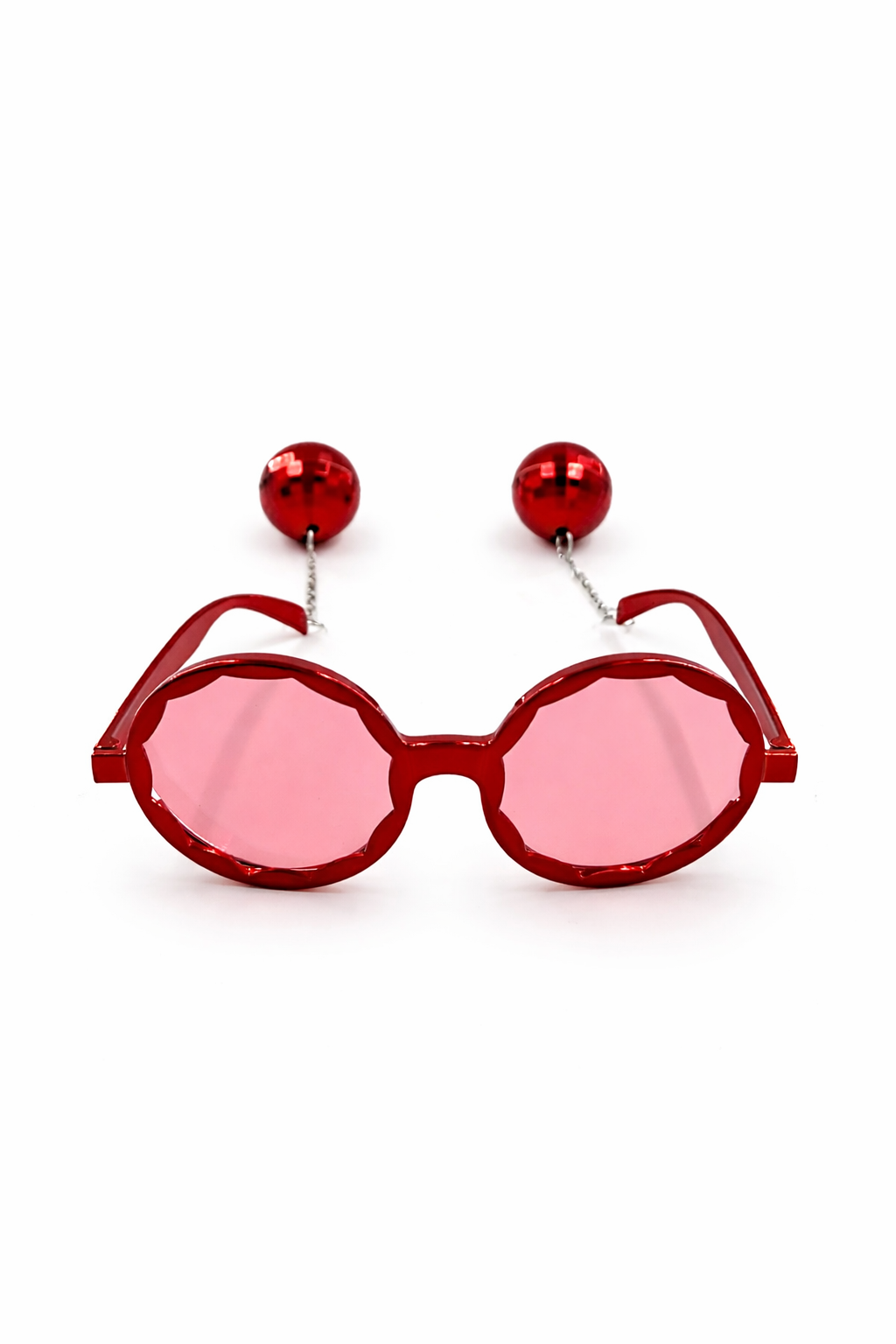 Parti Malzemesi Parti Gözlüğü Disko Toplu Camlı Eğlenceli Parti Gözlüğü Kostüm Aksesuar Kırmızı