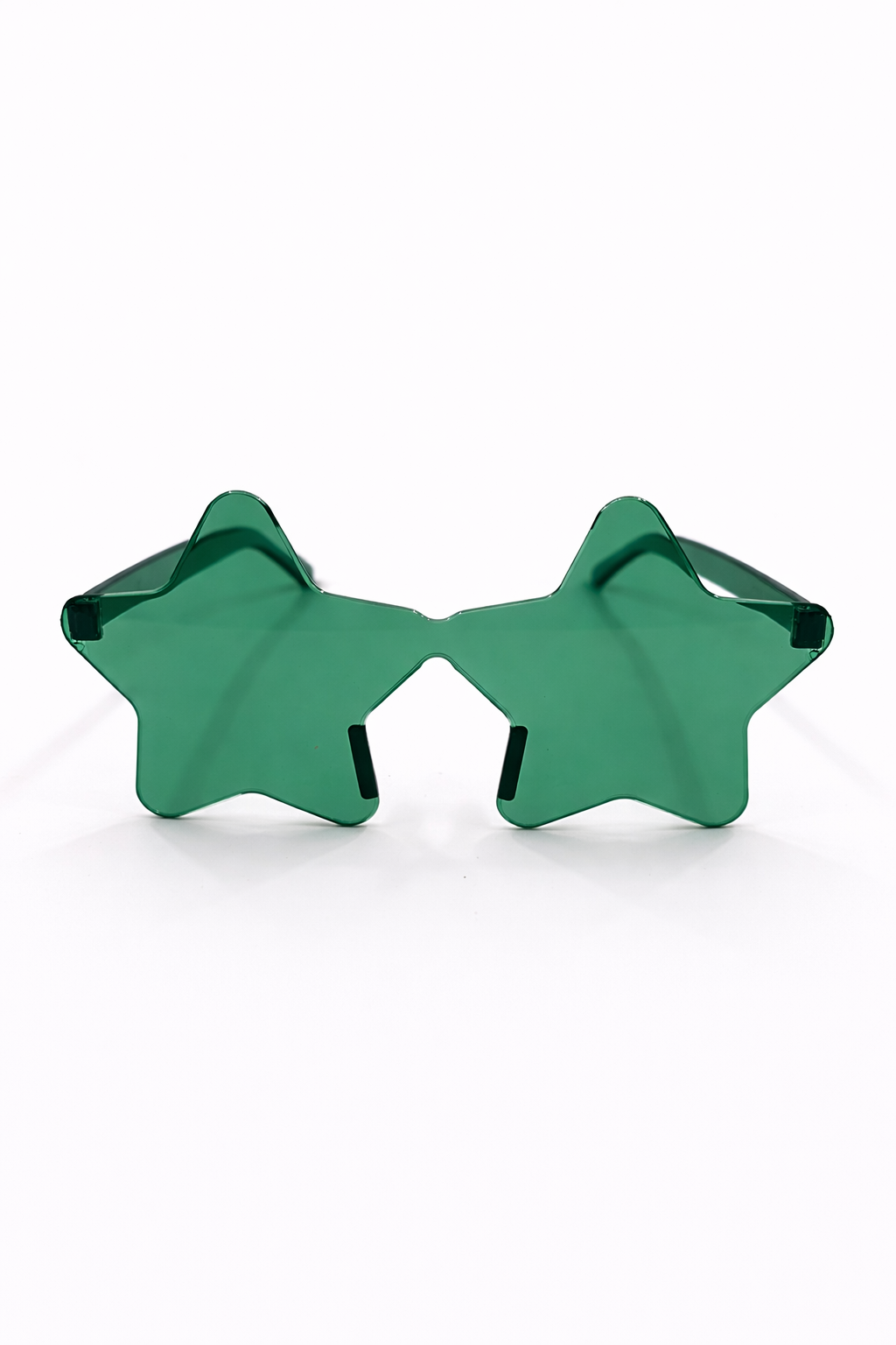 Yıldız Parti Gözlüğü Şeffaf Model Doğum Günü Bekarlığa Veda Eğlence Gözlüğü Yeşil