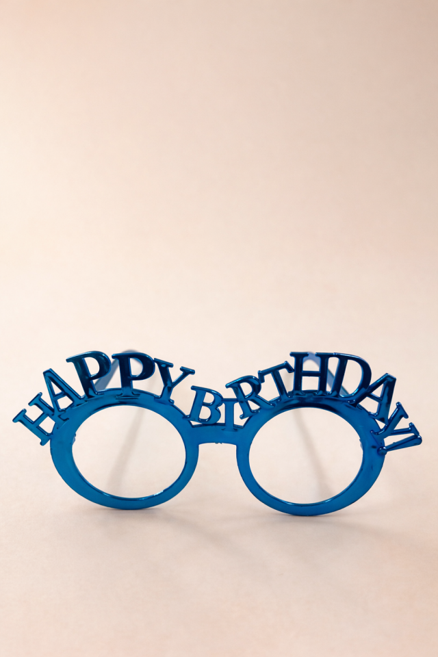 12’li Happy Birthday Parti Gözlüğü Seti – Renkli Doğum Günü Eğlence Gözlüğü