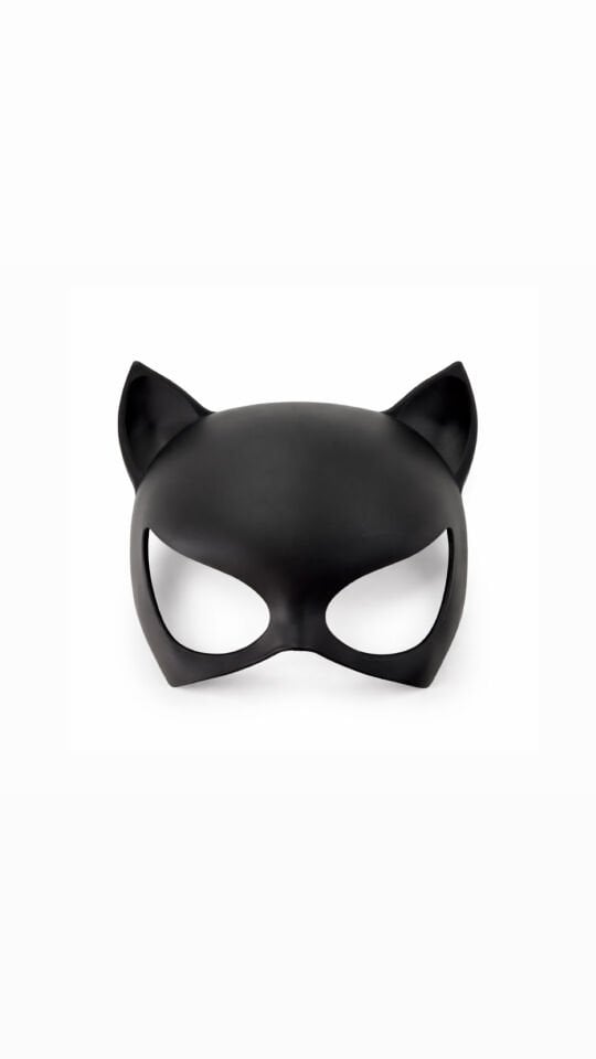 Parti Malzemesi Kedi Kadın Maskesi Siyah Mat Yetişkin Parti Maskesi Halloween Cadılar Bayramı Kostüm Aksesuarı