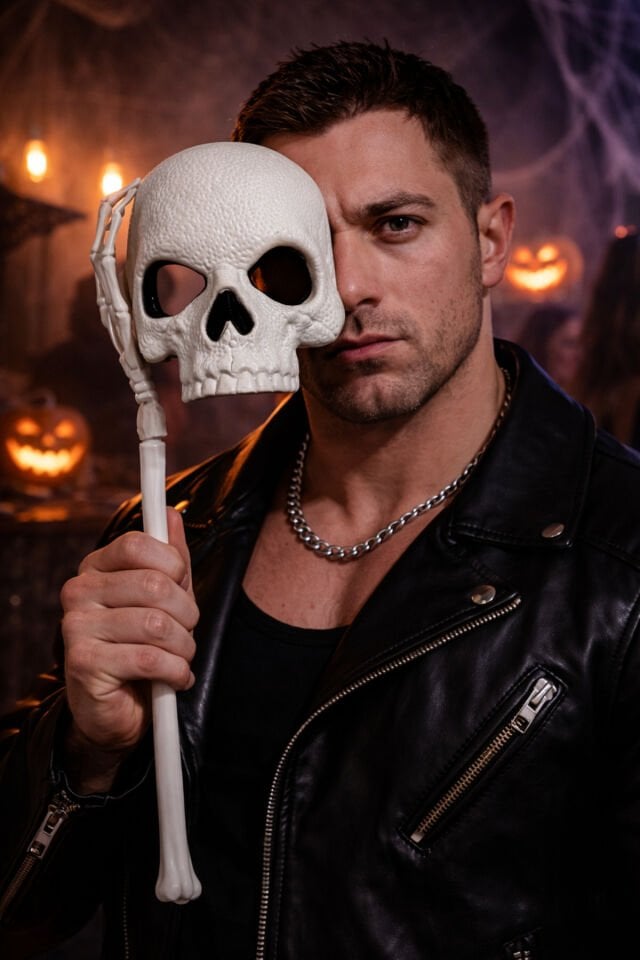 Parti Malzemesi SOPALI KURUKAFA MASKE