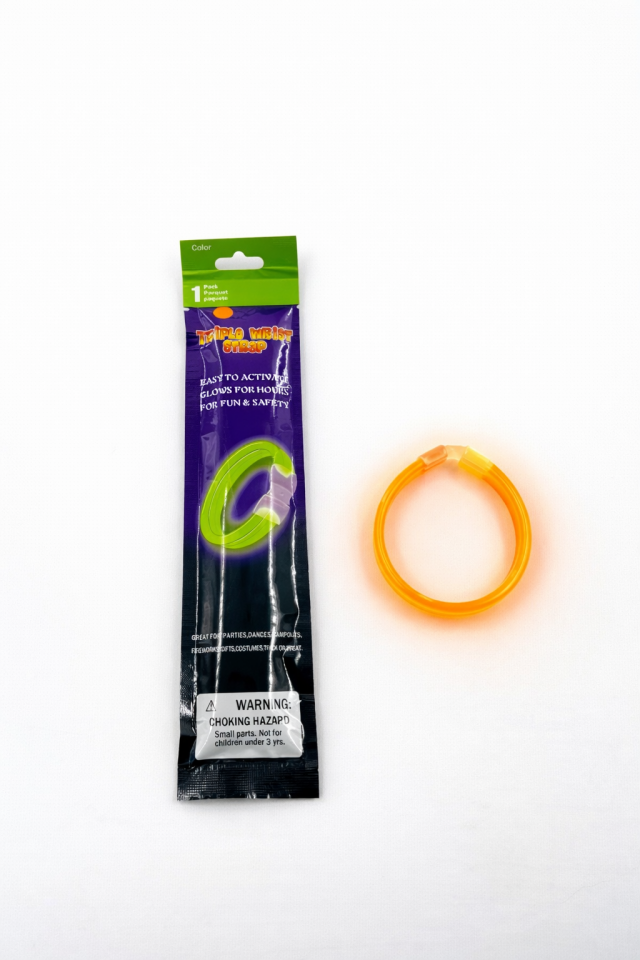 Glow Stick Bileklik  Işıklı Neon Parti Bilekliği Kırmalı Işık Bileklik Turuncu