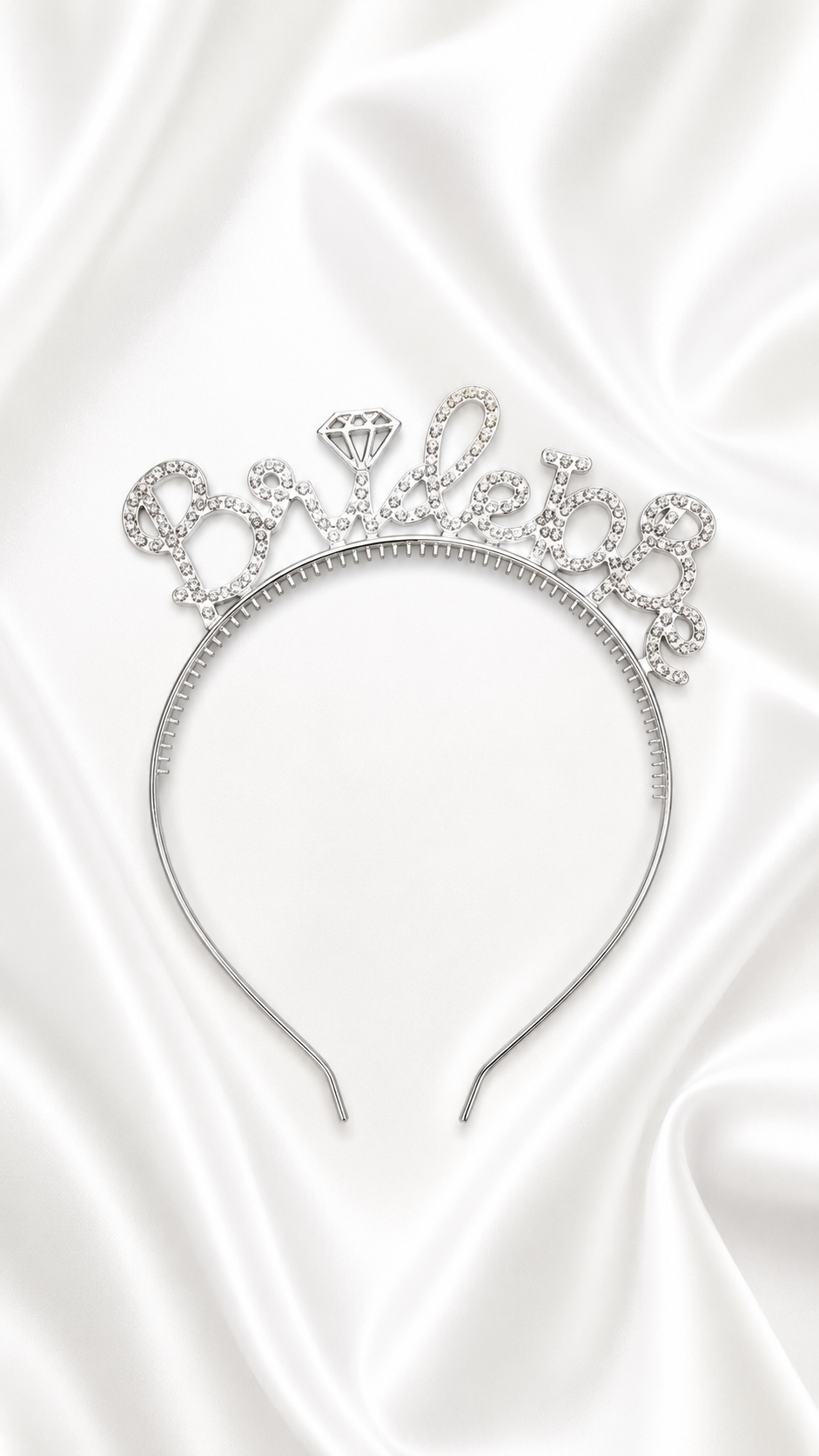 Parti Malzemesi Bride To Be Taç  Bekarlığa Veda Tacı Gelin Tacı Parti Aksesuarı SN-2032 silver