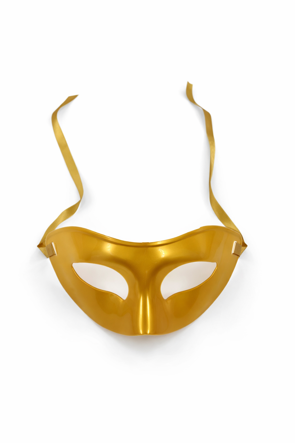 Maske Yetişkin Parti Maskesi Arkası İpli Balo Halloween Maske Sarı