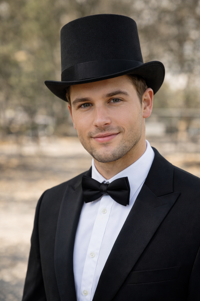 Parti Malzemesi VSiyah Silindir Şapka Yetişkin Parti Şapkası Kostüm Aksesuarı Şık Top Hat