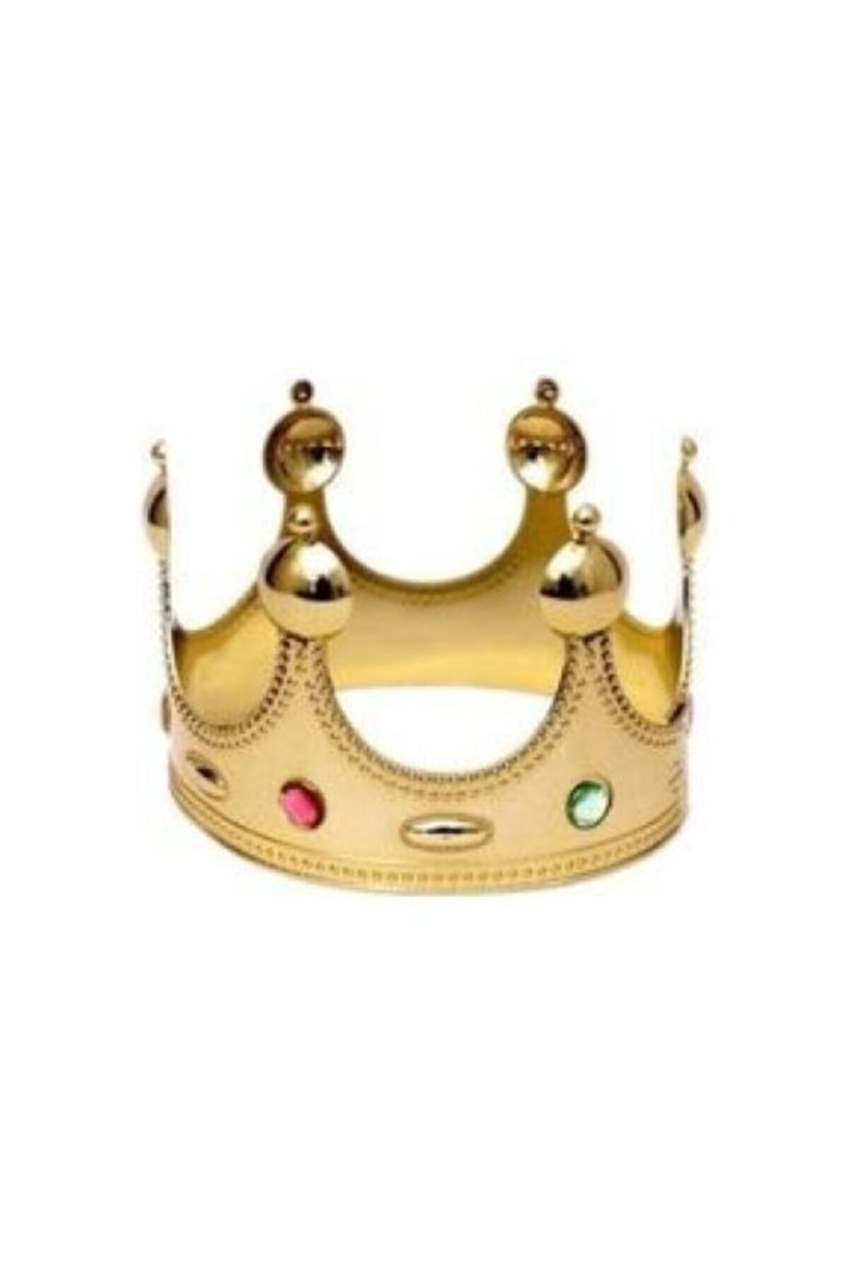 Erkek Gold Sarı Kral Tacı