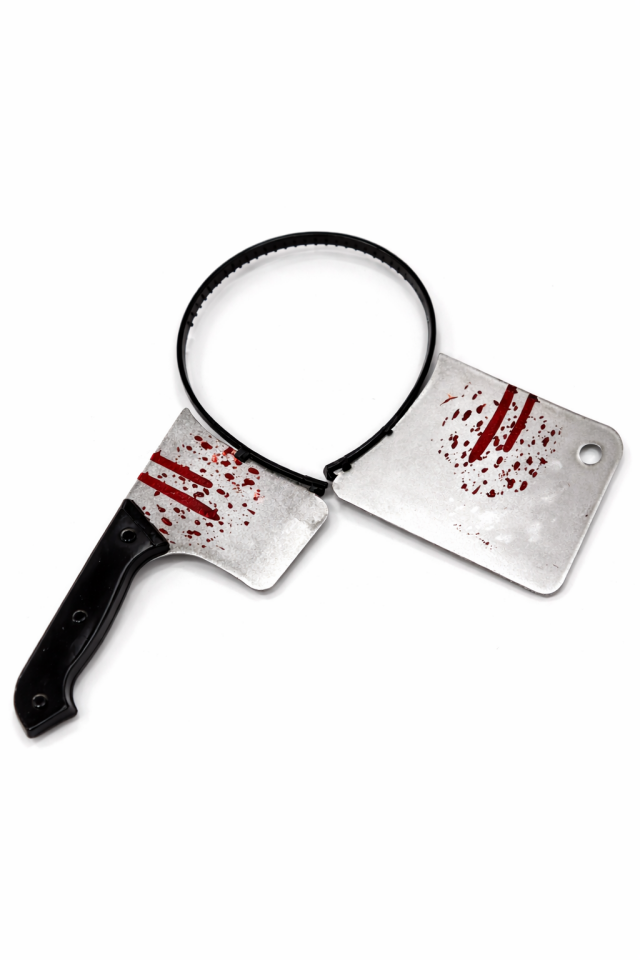 Parti Malzemesi  Halloween Kanlı Balta ve Satır Taç Korku Parti Aksesuarı Cadılar Bayramı Tacı So-280