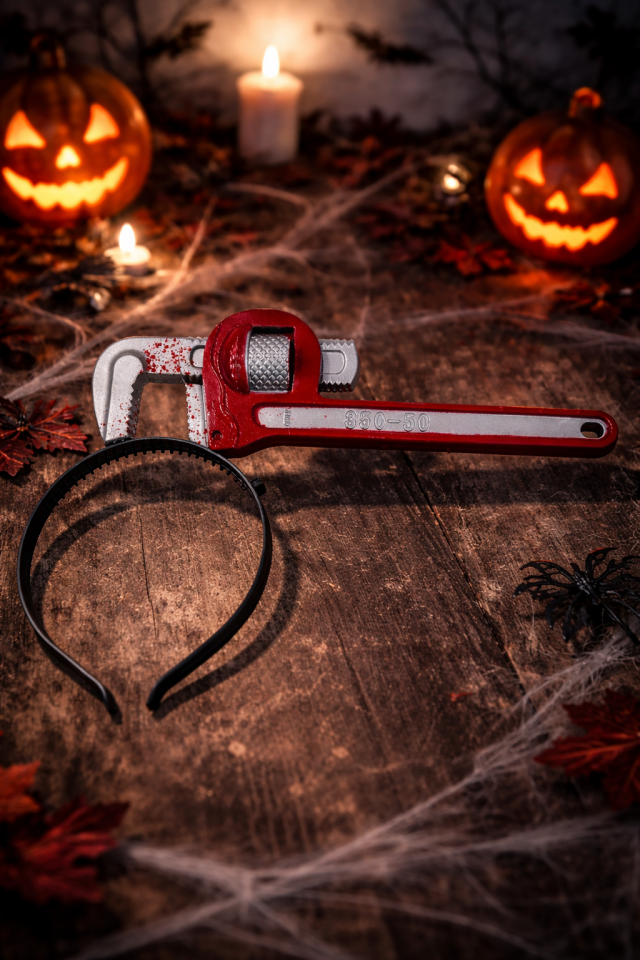 Parti Malzemesi Halloween Kanlı İngiliz Anahtarı Taç Korku Parti Aksesuarı Cadılar Bayramı Tac so-283