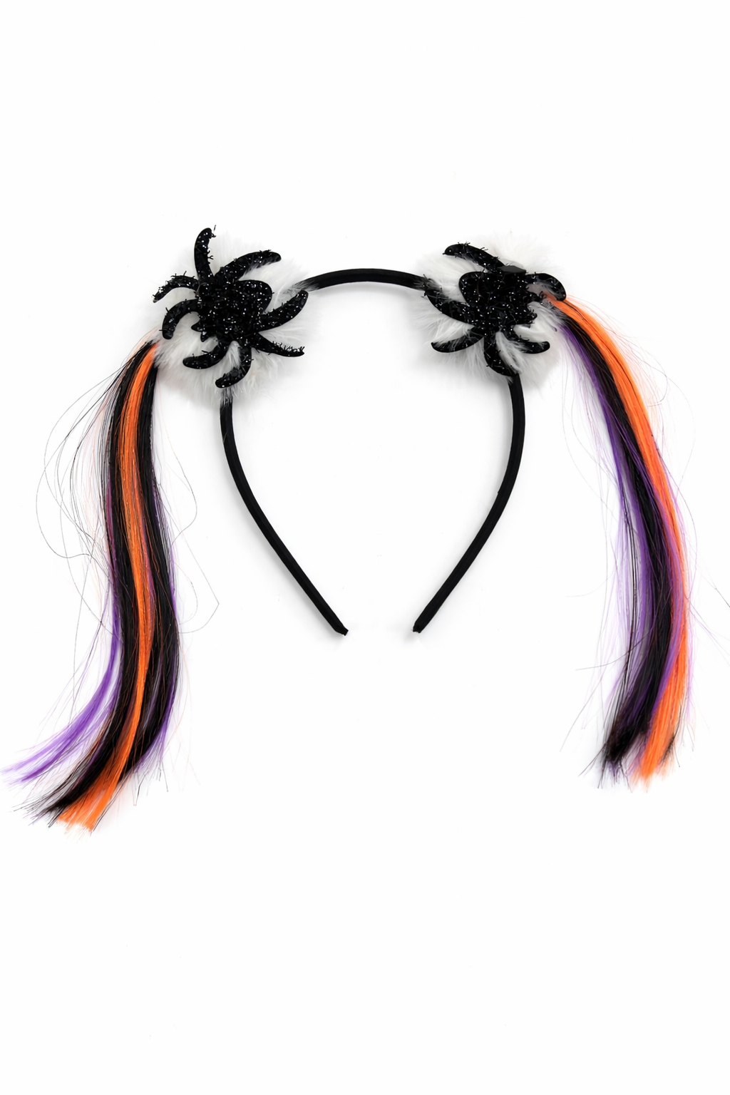 Parti Malzemesi Halloween Taç Saçlı Siyah Turuncu Mor Parti Tacı Cadılar Bayramı Aksesuarı örümcek