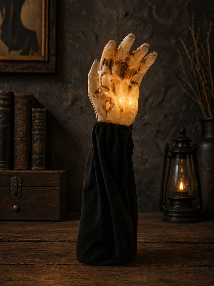 Parti Malzemesi Halloween Yürüyen Işıklı El Dekor 36 cm – Korku Temalı LED Kol El Süsleme Parti Aksesuarı