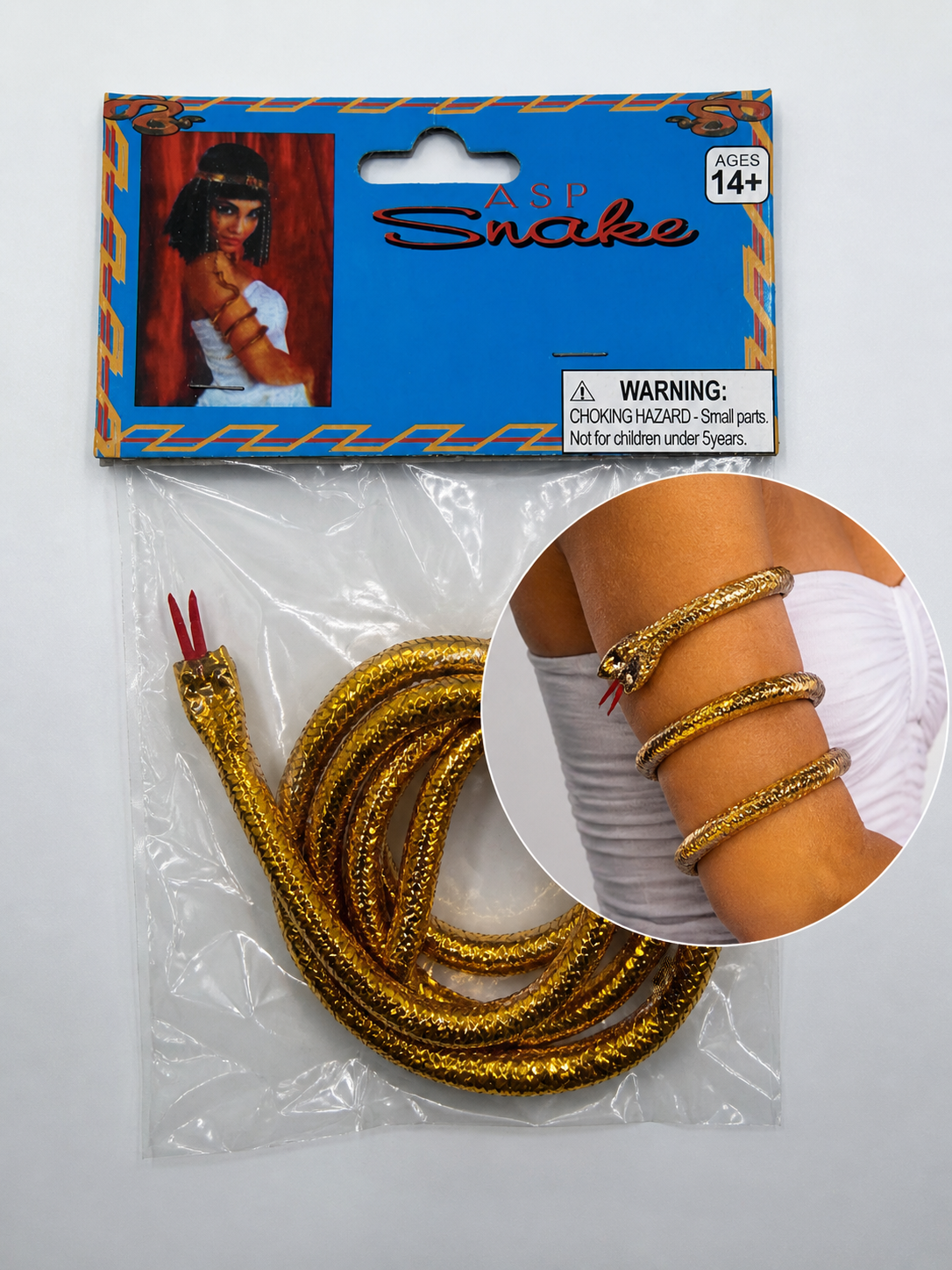 Parti malzemesi Altın Yılan Kol Aksesuarı Bilezik Snake Arm Bracelet Cleopatra Kostüm Parti Aksesuarı