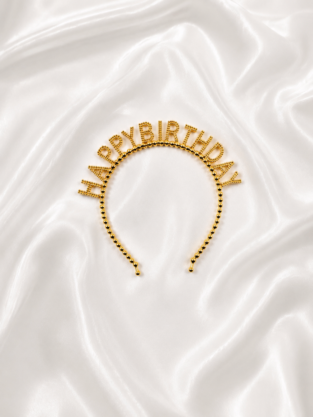 Parti Malzemesi Happy Birthday Taç | Doğum Günü Parti Tacı Altın Renk Yetişkin Parti Aksesuarı SN-2031 Gold