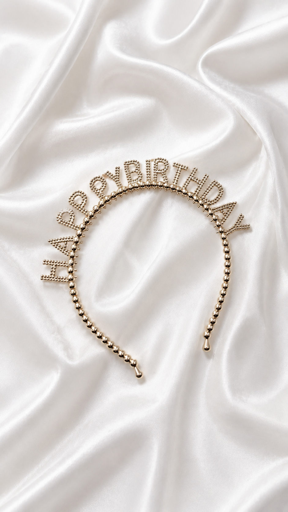 Parti Malzemesi Happy Birthday Taç | Doğum Günü Parti Tacı Altın Renk Yetişkin Parti Aksesuarı SN-2031 Rose Gold