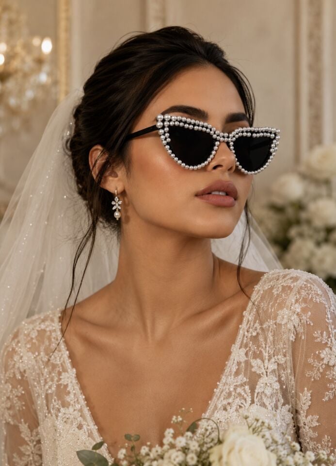 Parti Malzemeleri İncili Bride To Be Parti Gözlüğü Siyah Gelin Gözlüğü Düğün Bekarlığa Veda Aksesuarı