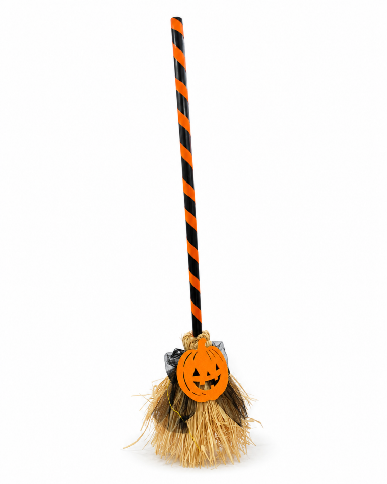 Parti Malzemeleri 79 cm Dans Eden Yürüyen Halloween Süpürgesi Hareketli Balkabağı Süs Dekoru Parti Malzemeleri